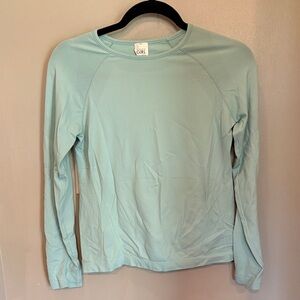 Athleta Girl Aqua Long Sleeve Top